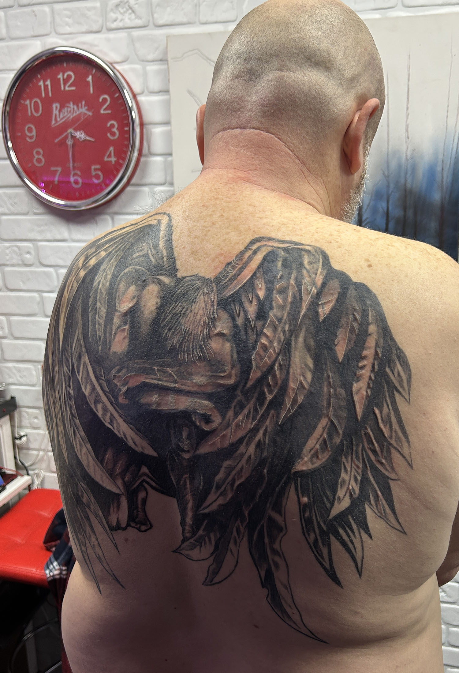 Fallen Angel coverup back (Work in progress)